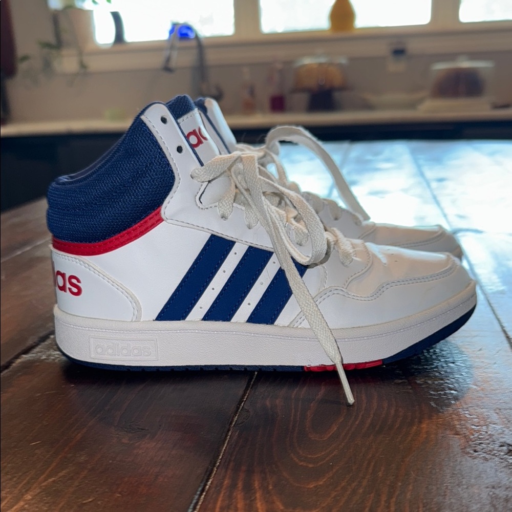 Kids Adidas high top sneakers